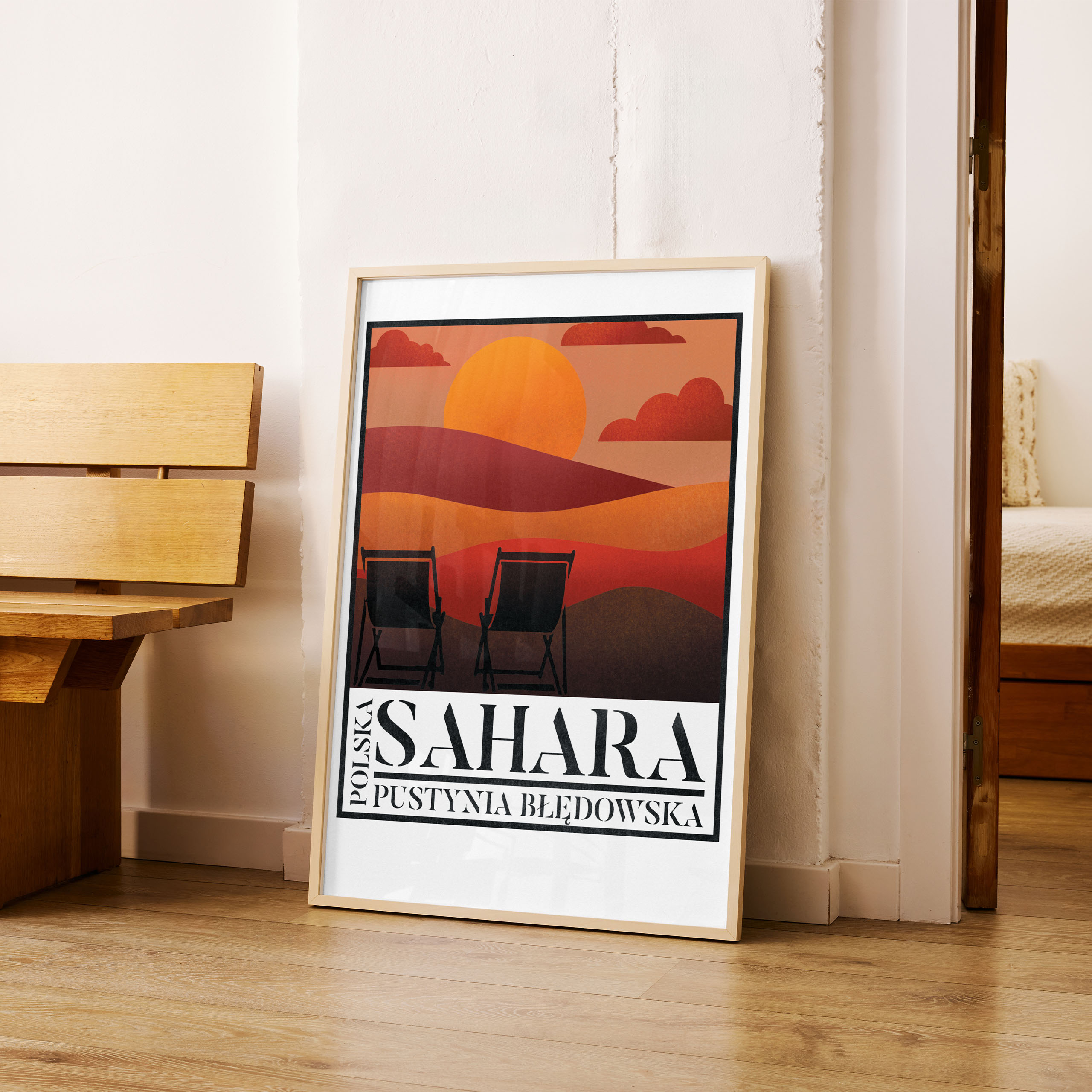 Plakat z serii Polska
